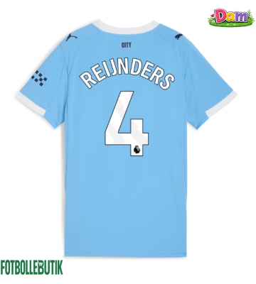 Manchester City Tijjani Reijnders #4 Hemmatröja Kvinnor 2025-26 Kortärmad